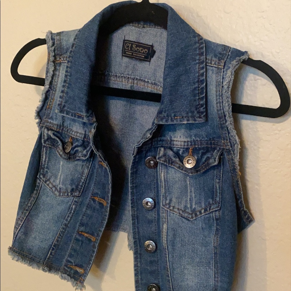 Denim vest
